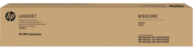 Картридж HP W9053MC Magenta оригинальный для принтеров LaserJet Managed E87640/ E87650/ E87660, пурпурный, 52000 стр.