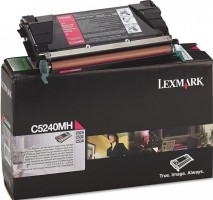 Картридж лазерный Lexmark C5240MH для принтеров C524, пурпурный, 5000 стр.