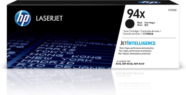 Картридж HP CF294X (94X) оригинальный для HP LaserJet Pro MFP M148/ M149, чёрный, увеличенный, 2800 стр.