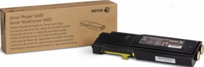 Картридж Xerox 106R02251 оригинальный для Xerox Phaser 6600, WorkCentre 6605, yellow (2000 страниц)