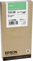 Картридж струйный Epson оригинальный C13T653B00 для Stylus Pro 4900, (200ml) : Green