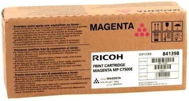 Картридж Ricoh Type MP C7500E (841102/841398) оригинальный для Ricoh Aficio MP C6000/ C7500, пурпурный, 21600 стр.
