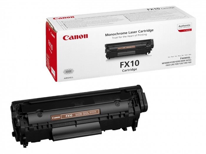 Картридж Canon FX-10 0263B002 оригинальный для принтеров i-SENSYS MF4018/MF4120/MF4140/MF4150/ MF4270/MF4320d/MF4330d/MF4340d/MF4350d/MF4370dn/MF4380dn/MF4660PL/ MF4690PL; Canon Fax-L100/L120/L140/L160; 2000 страниц