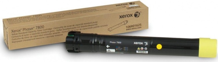 Картридж Xerox 106R01625 оригинальный для Xerox Phaser 7800 yellow (6000 страниц)