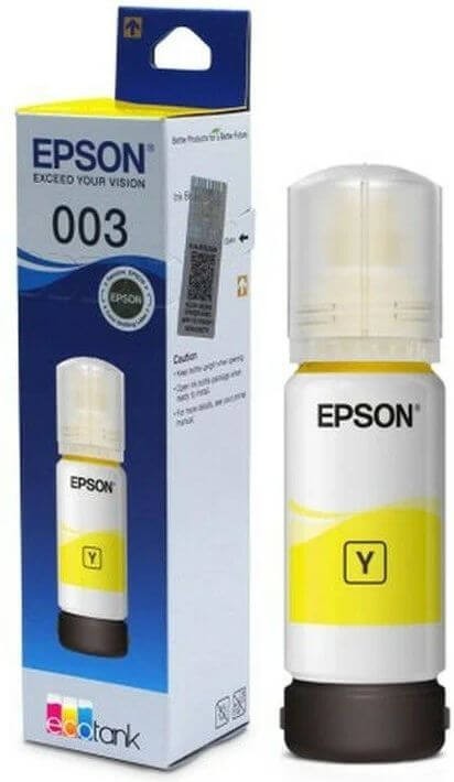 Чернила Epson C13T00V498 (003 Yellow) EcoTank оригинальные для Epson L3100/ L3101/ L3110/ L3150, жёлтый, 65мл