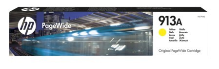 Картридж оригинальный HP 913A (F6T79AE) для Pagewide 352/ 377/ 452/ 477, P55250/ MFP P57750, желтый, 3000стр.
