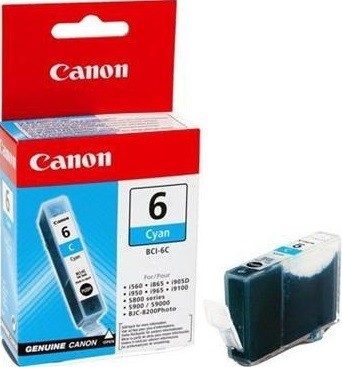 Картридж струйный Canon BCI-6С для принтеров i950,BJC-8200,S820D, S830D, S900, S9000,  270 стр.