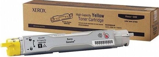 Картридж Xerox 106R01084 оригинальный для Xerox Phaser 6300, yellow, увеличенный (7000 страниц)