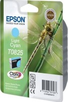 Картридж струйный Epson оригинальный C13T11254A10 / C13T08254A T0825 для Stylus Photo R270/R290/RX590 (голубой) (cons ink)