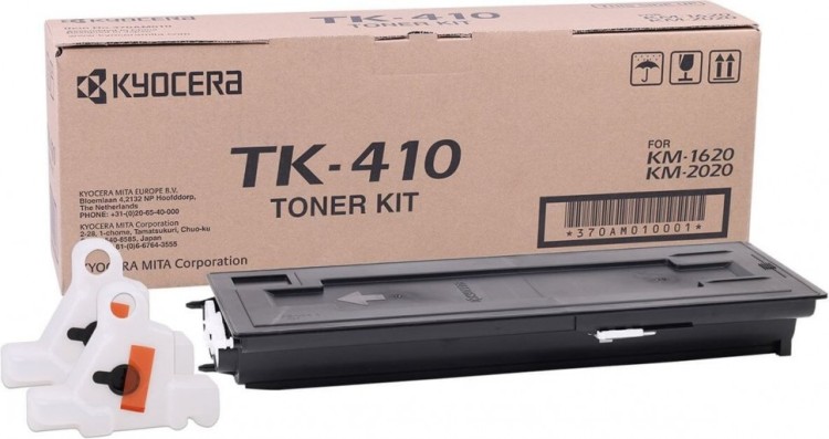 Картридж Kyocera TK-410 (370АМ010) оригинальный для принтеров KM-1620/KM-1635/KM-1650/KM-2020/KM-2035/KM-2050 black, 15 000 страниц