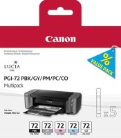 Картридж струйный Canon PGI-72PBK/ GY/ PM/ PC/ CO для принтеров PRO-10,  510 фотографий