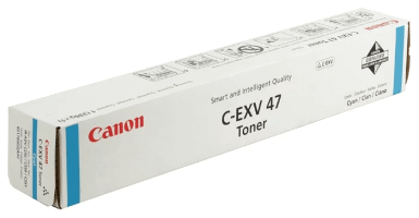 Тонер оригинальный Canon C-EXV47C 8517B002 для принтеров iR-ADV C351iF/ C350i/ C250i, голубой (21 500 стр.)