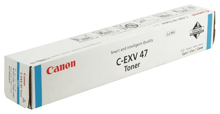 Тонер оригинальный Canon C-EXV47C 8517B002 для принтеров iR-ADV C351iF/ C350i/ C250i, голубой (21 500 стр.)