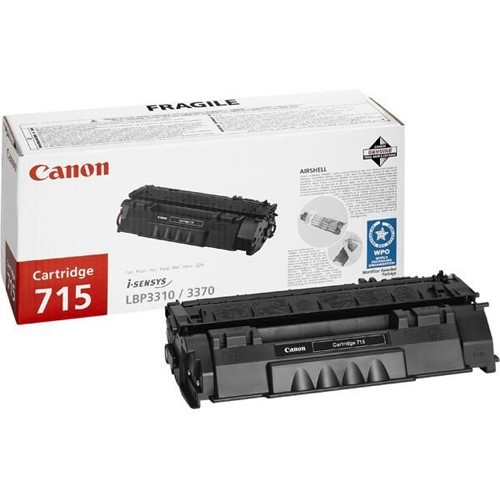 Тонер-картридж Canon 715Н для принтеров LBP-3310, i-Sensys 3370, черный, 7000 стр.