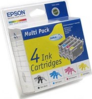 Картридж струйный Epson оригинальный T04614ABA/T0462 Epson ST C63/65 (комплект 4 шт) C13T04624A10