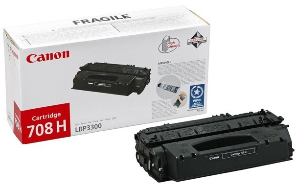 Тонер-картридж Canon 708H для принтеров LBP-3300, 3360, черный, 6000 стр.
