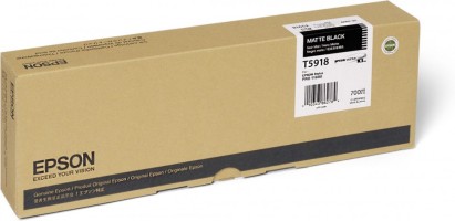 Картридж струйный Epson оригинальный C13T591800 (T5918 Matte Black) для принтера Stylus Pro 11880, матово-чёрный