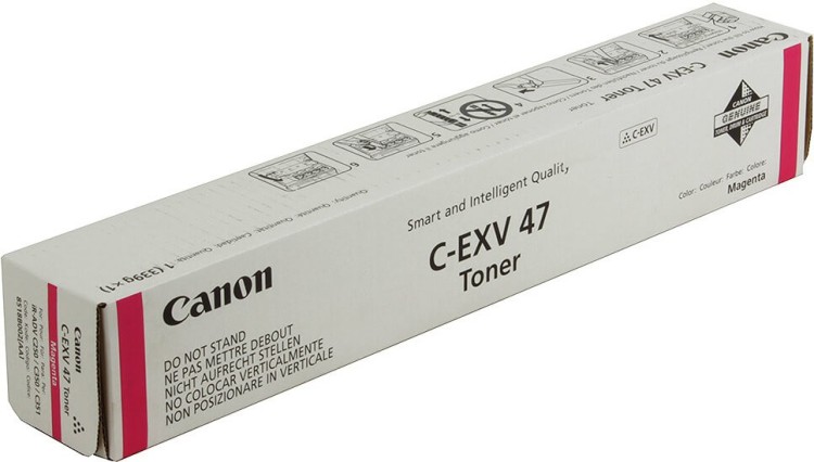 Тонер оригинальный Canon C-EXV47M 8518B002 для принтеров IR ADVANCE C351iF/ C350i/ C250i, пурпурный (21 500 стр.)