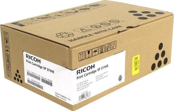 Картридж Ricoh SP 311HE (407246) оригинальный для Ricoh Aficio SP 311DN/ 311DNw/ 311SFN/ 311SFNw/ 325DNw/ 325SFNw/ 325SNw, чёрный, 3500 стр.
