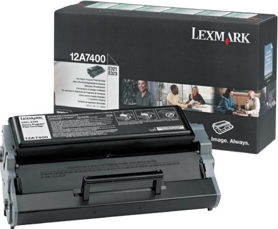 Картридж лазерный Lexmark 12A7400 для принтеров E321/E323, черный, 3000 стр.