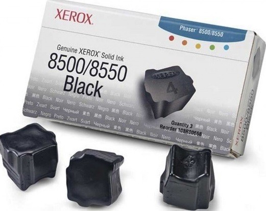 Картридж Xerox 108R00668 для Xerox Phaser 8500/8550 black оригинальный увеличенный (3000 страниц) Картридж Xerox 108R00668 для Xerox Phaser 8500/8550 black оригинальный увеличенный (3000 страниц)