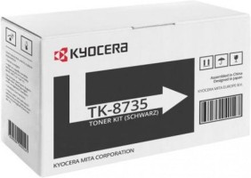 Картридж Kyocera TK-8735K (1T02XN0NL0) оригинальный для принтера Kyocera TASKalfa 7052ci/ 8052ci/ 7353ci/ 8353ci, black, 85000 страниц