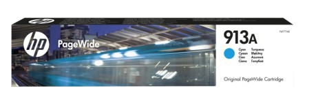 Картридж оригинальный HP 913A (F6T77AE) для Pagewide 352/ 377/ 452/ 477, P55250/ MFP P57750, голубой, 3000 стр.