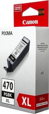 Картридж струйный Canon PGI-470XLPGBK для принтеров PIXMA iP7240/ MG6340/ MG5440,  550 стр.