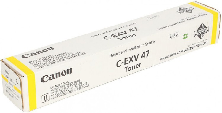 Тонер оригинальный Canon C-EXV47Y 8519B002 для принтеров IR ADVANCE C351iF/ C350i/ C250i, желтый (21 500 стр.) Тонер оригинальный Canon C-EXV47Y 8519B002 для принтеров IR ADVANCE C351iF/ C350i/ C250i, желтый (21 500 стр.)