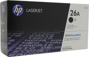 Картридж HP CF226A (26A) оригинальный для принтеров LaserJet Pro M402dn/ M402n/ M426dw/ M426fdn/ M426fdw black, 3100 страниц