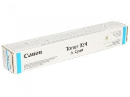 Тонер-картридж Canon 034C для принтеров iR C1225/ MF810/ 820, голубой, 7300 стр.