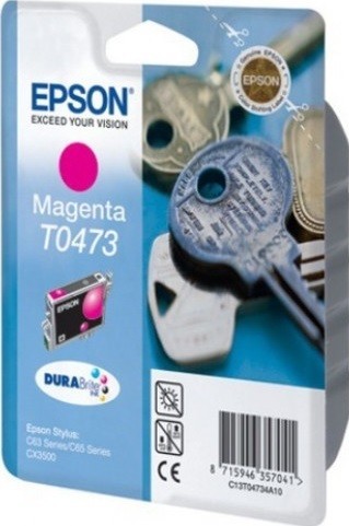 Картридж струйный Epson оригинальный T0473 Epson ST C63/65 пурпурный C13T04734A10 Картридж струйный Epson оригинальный T0473 Epson ST C63/65 пурпурный C13T04734A10