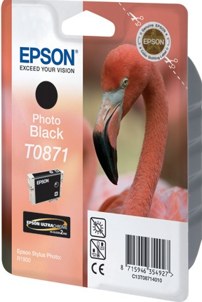 Картридж струйный Epson оригинальный C13T08714010 для Stylus Photo R1900 (Photo Black) (cons ink) Картридж струйный Epson оригинальный C13T08714010 для Stylus Photo R1900 (Photo Black) (cons ink)