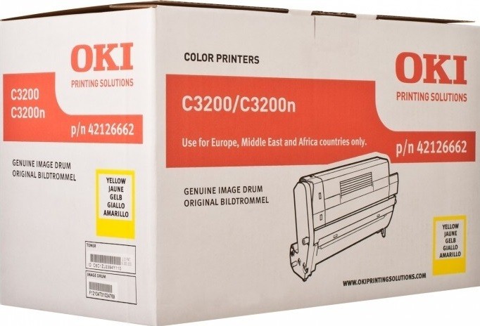 Фотобарабан OKI (42126662) оригинальный для принтеров C3200, желтый, 14000 стр.