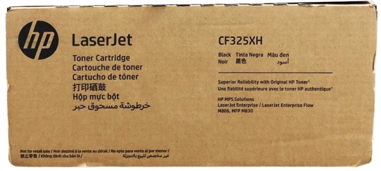 Картридж HP CF325XH оригинальный для HP LJ flow M830z/ M806x+/ M830z/ M806dn/ M806x, 40000 стр