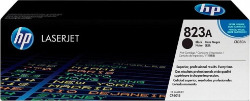 Картридж HP CB380A (823A) оригинальный для принтеров Color LaserJet CM6030/ CM6040/ CP6015 ColorSphere black, 16500 страниц