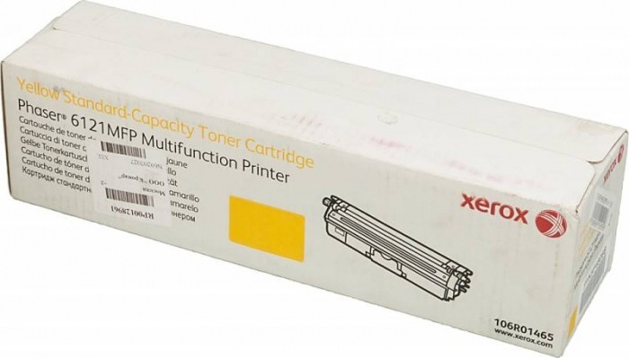 Картридж Xerox 106R01465 оригинальный для Xerox Phaser 6121, yellow, (1500 страниц)