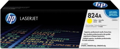 Картридж HP CB382A (824A) оригинальный для принтеров Color LaserJet CM6030/ CM6040/ CP6015 ColorSphere yellow, 21000 страниц