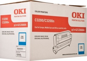 Фотобарабан OKI (42126664) оригинальный для принтеров C3200, голубой, 14000 стр.