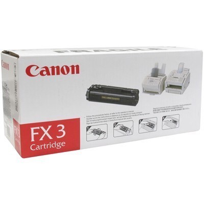 Тонер-картридж Canon FX-3 для принтеров L60, L90, L250, L300, L4000, L6000, FAX L2xx, L3xx, черный, 2500 стр.