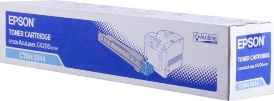 C13S050244 оригинальный картридж Epson для принтера Epson C4200 AcuLaser cyan