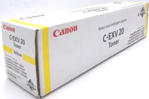 Тонер-картридж Canon C-EXV20Y для принтеров imagePRESS C6000/ C700, желтый, 35000 стр.