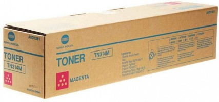 Картридж Konica-Minolta TN-314M (A0D7351) оригинальный для принтеров bizhub C353/ 353P, пурпурный, 20000 стр.