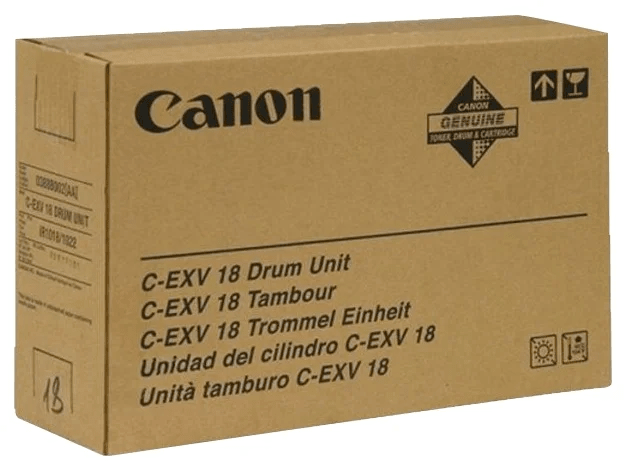 Фотобарабан Canon C-EXV18 для принтеров IR-1018/1022, черный, 26900 стр. Фотобарабан Canon C-EXV18 для принтеров IR-1018/1022, черный, 26900 стр.