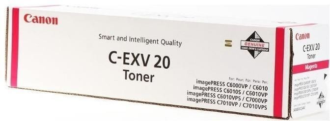 Тонер-картридж Canon C-EXV20M для принтеров imagePRESS C6000/ C700, пурпурный, 35000 стр. Тонер-картридж Canon C-EXV20M для принтеров imagePRESS C6000/ C700, пурпурный, 35000 стр.