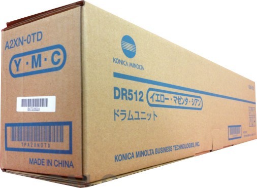 Фотобарабан Konica-Minolta DR-512 (A2XN0TD) Y/M/C оригинальный для принтеров bizhub 224/ 284/ 284e/ 364/ 364e/ 454e/ 554e/ C224/ C224e/ C284/ C284e/ C364/ C454e/ C554e, цветной, 95000 стр