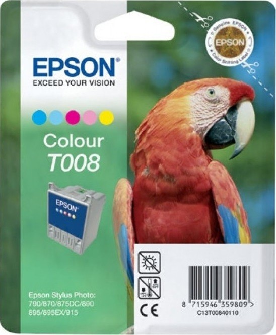 Картридж струйный Epson оригинальный C13T00840110 к StPh 870/890/790/895 (цветной)