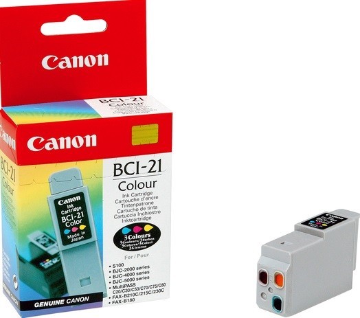 Картридж струйный Canon BCI-21 для принтеров BJC-2xxx/ 4xxx/ S100,  300 стр.