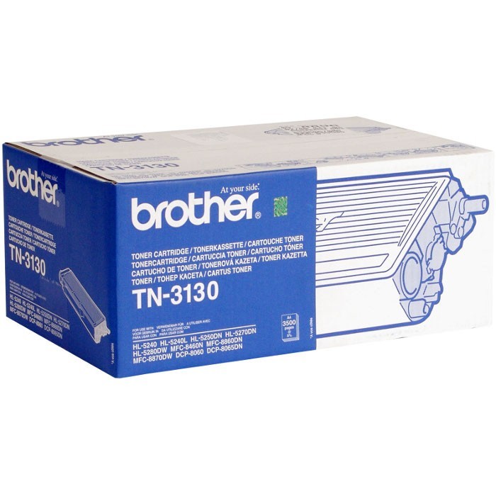 Картридж лазерный Brother TN-3130 (TN3130) оригинальный для принтеров HL-5200/ HL-5240/ HL-5250/ HL-5270/ HL-5280 DCP-8060/ DCP-8065 MFC-8460/ MFC-8860/ MFC-8870 black (3 500 стр.)