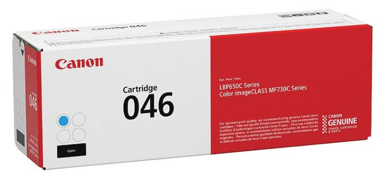 Тонер-картридж Canon 46 для принтеров i-SENSYS LBP653Cdw, LBP654Cx, голубой, 2300 стр.